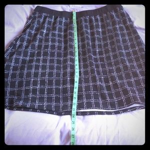 Black and white skirt